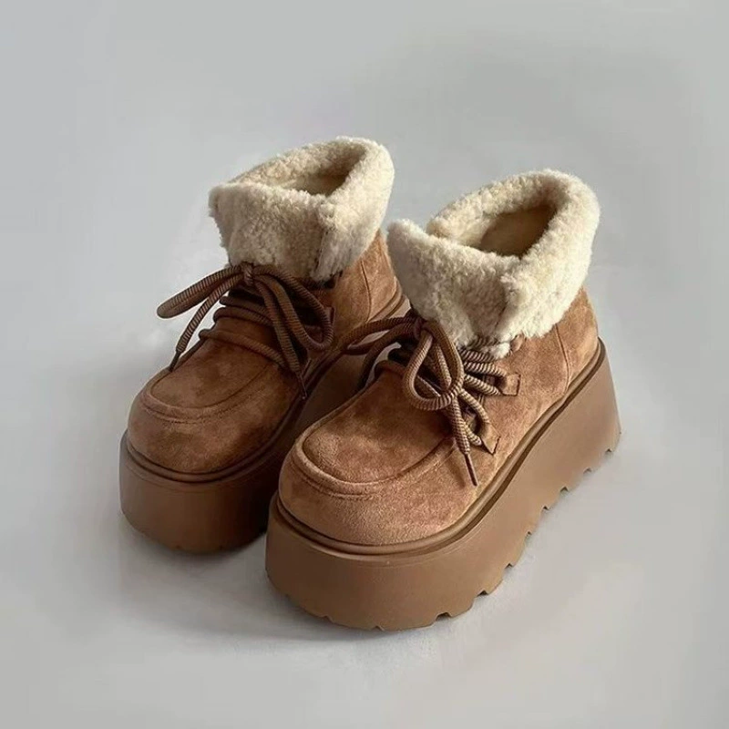 Non-slip warm low boots platform, wholesale
