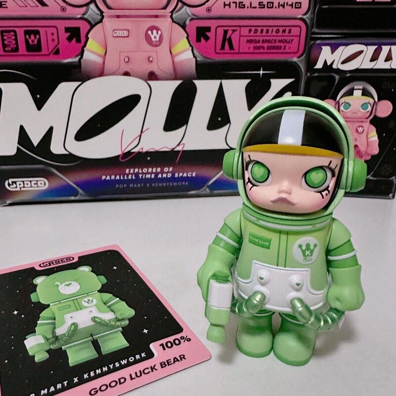 Molly100 第三世代 ジャスミン ブラインドボックス アニバーサリー 3 シリーズ 宇宙飛行士 フィギュア 車の装飾品 トレンディで見栄えの良い|undefined