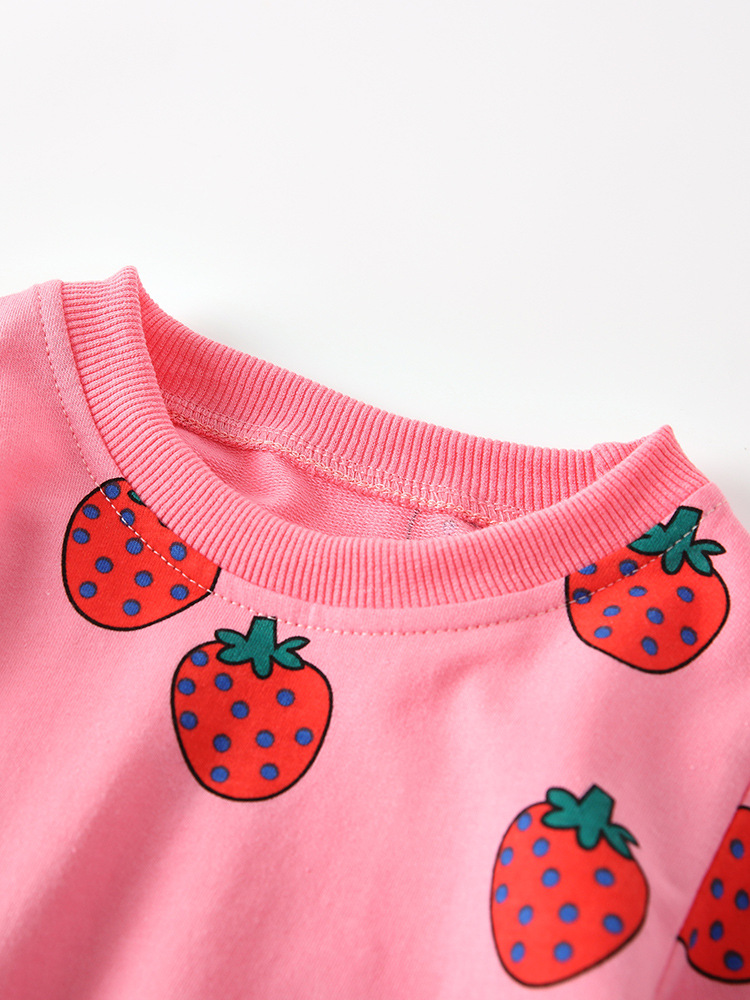 Trajes de niñas malwee transfronterizos otoño y invierno nuevos niños europeos y estadounidenses chaqueta de cabeza, pantalones de cintura elástica de manga larga