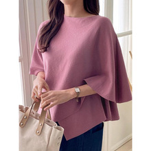E 32980 Batwing Loose Blouse ���������Ů�����羳��ó��
