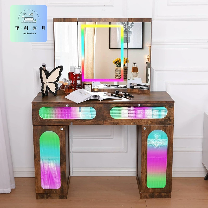 Торговля за рубежом, туалетный столик в стиле середины века, спальня, современный простой новый стиль, главная спальня, высококачественный маленький туалетный столик, шкаф