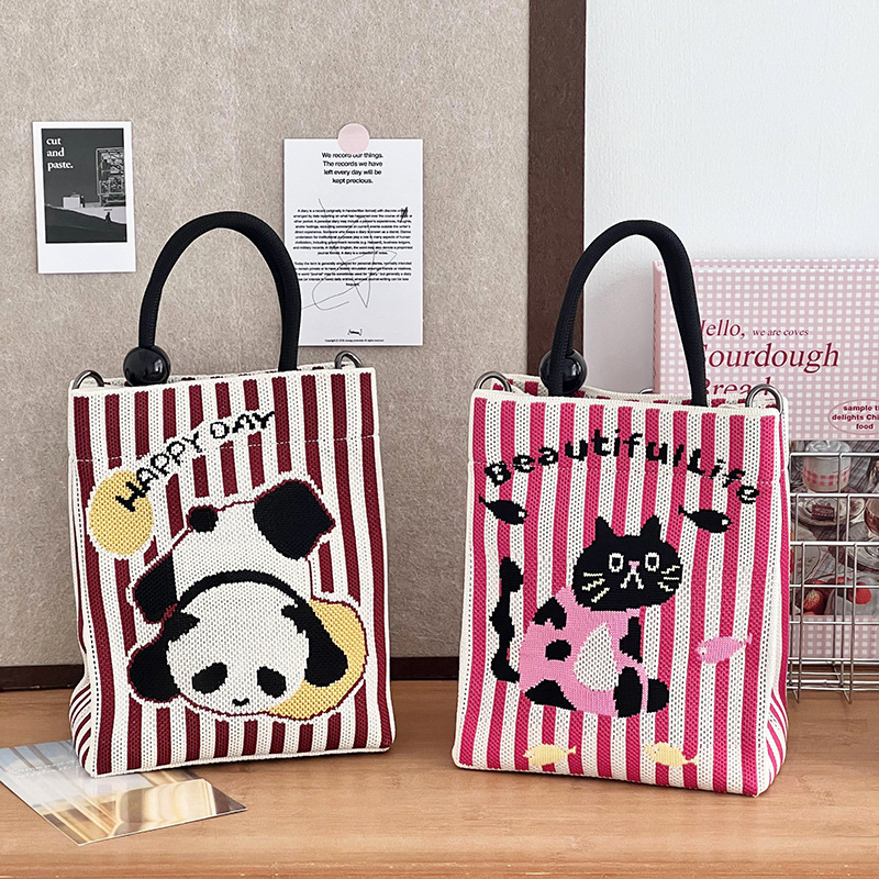 Bolso de hombro de mujer versátil 2025 nuevo estilo de lujo ligero estilo de moda de punto de mano bolso de hombro de hombro de hombro