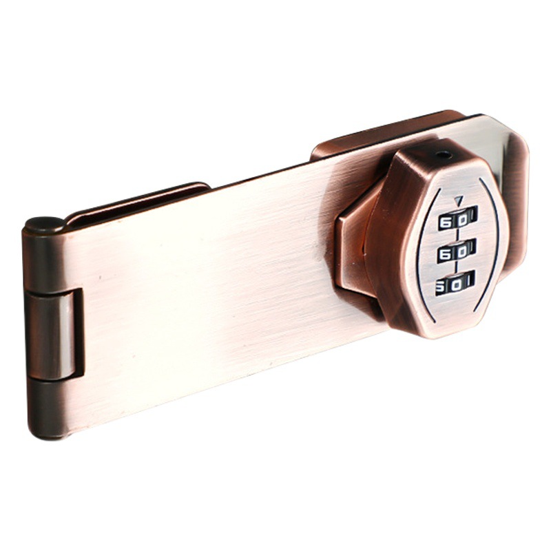 Cerradura de contraseña cerradura de refrigerador sin perforaciones cerradura de cajón antirrobo cerradura de gabinete abierta doble cerradura de gabinete de archivo cerradura de puerta corredera