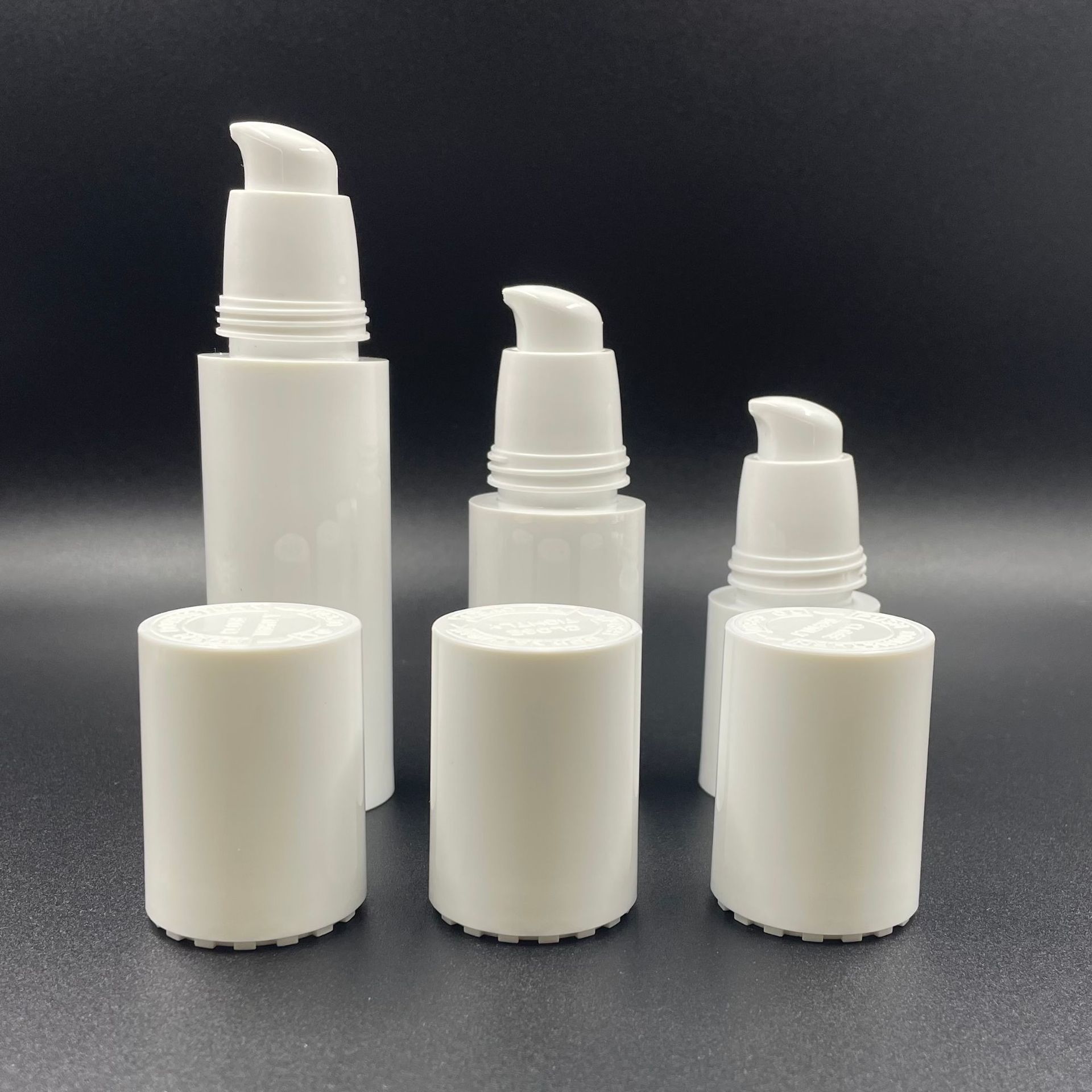 厂家直销 新款儿童锁PP真空瓶15ML 30ML 50ML