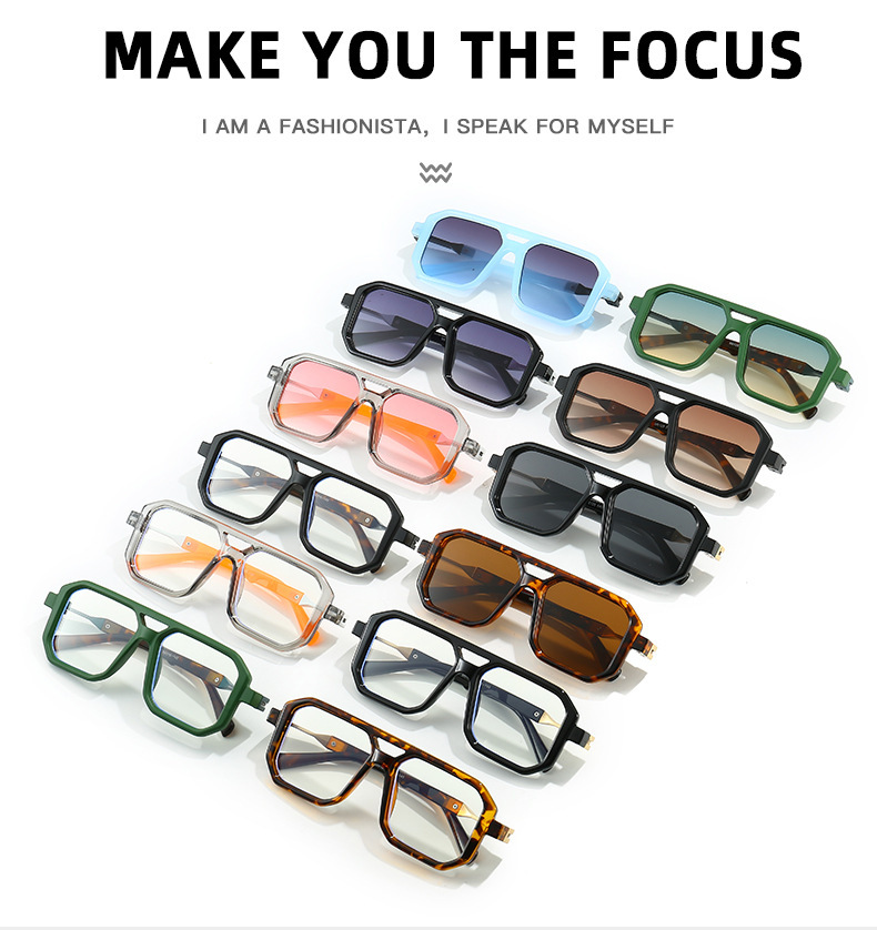 65g Weight Full Frame Glasses Structure Sunglasses Classification PC, UV400 Protection Lens Material Square Glasses Style Outdoor, Travel Occasion Square Pattern All Seasons Season Unisex Gender Basic, Hawaiian, Tropical Style Basic Hawaiian Tropical Square PC UV400 Protection Square Full Frame Women's Sunglasses 1