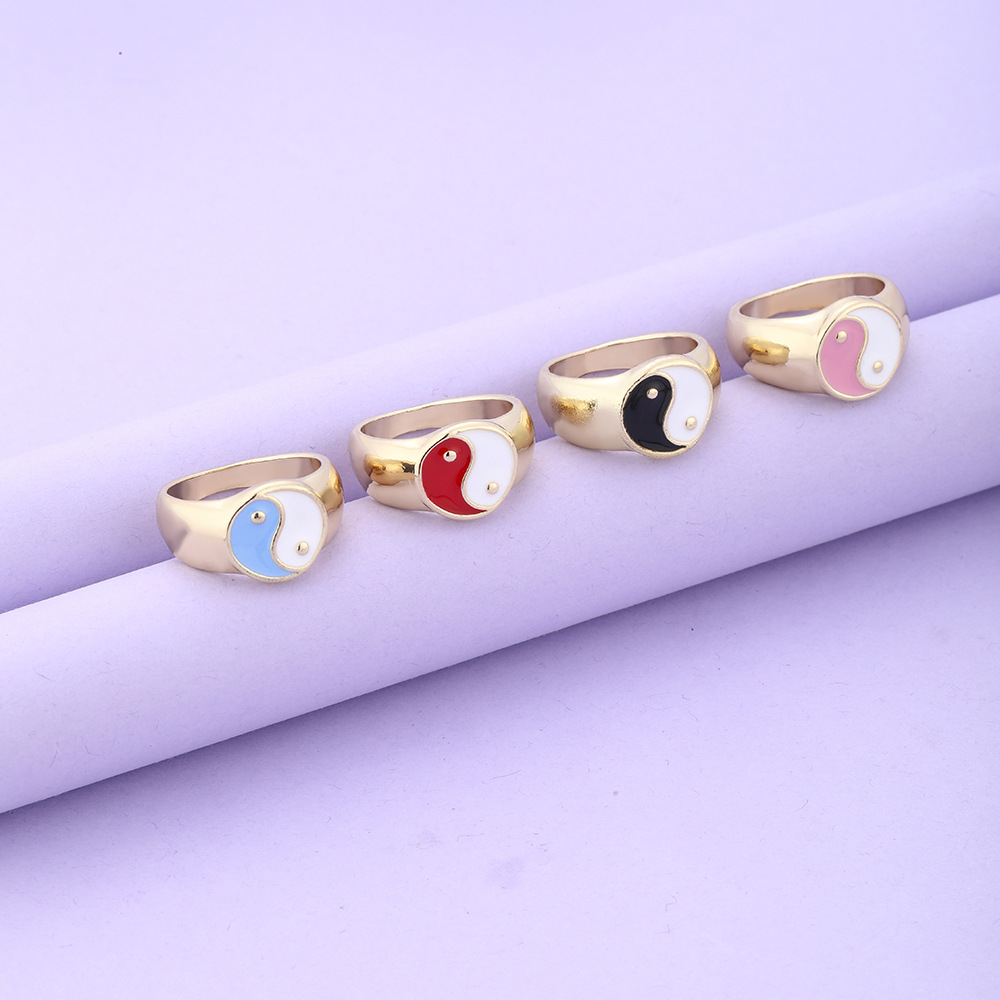 Alloy Gossip Multicolor Retro Ring Wholesale Jewelry Nihaojewelry display picture 7