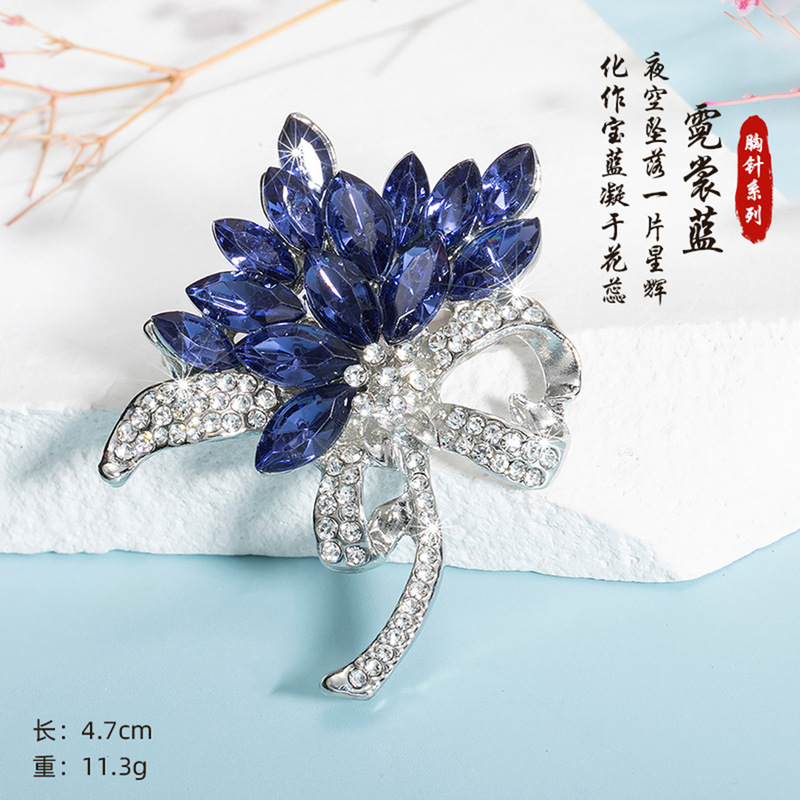 胸针韩版时尚胸花气质百搭防走光丝巾扣水晶西装领别针饰品批发女|undefined
