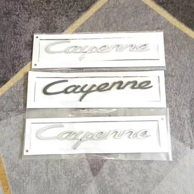 Car logo | rear emblem stickers - standard-cayenne-one-remark-color-when-placing-order