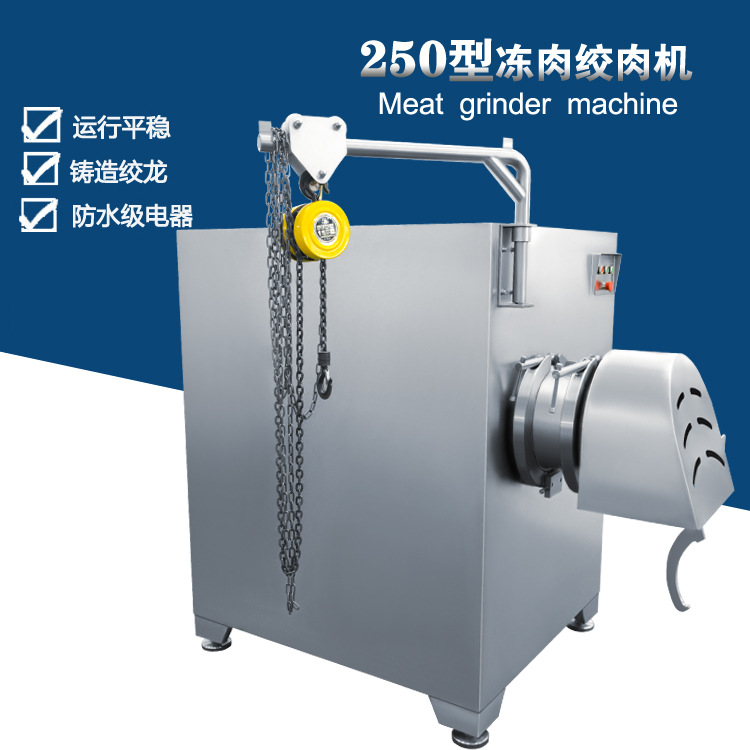 不锈钢冻肉绞肉机 250型绞肉机 冻盘绞肉机300型