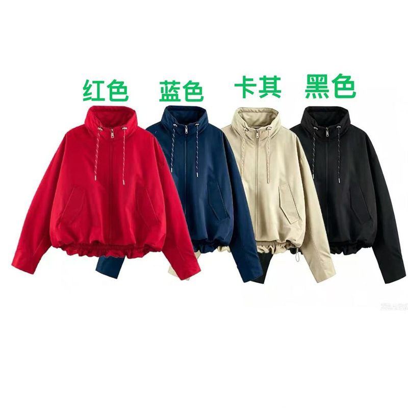 Cross-border European and American style 2026 new fashion elegant women's clothing wholesale waterproof cotton jacket 8372288 Cross-border European and American style 2026 new fashion elegant women's clothing wholesale waterproof cotton jacket 8372288