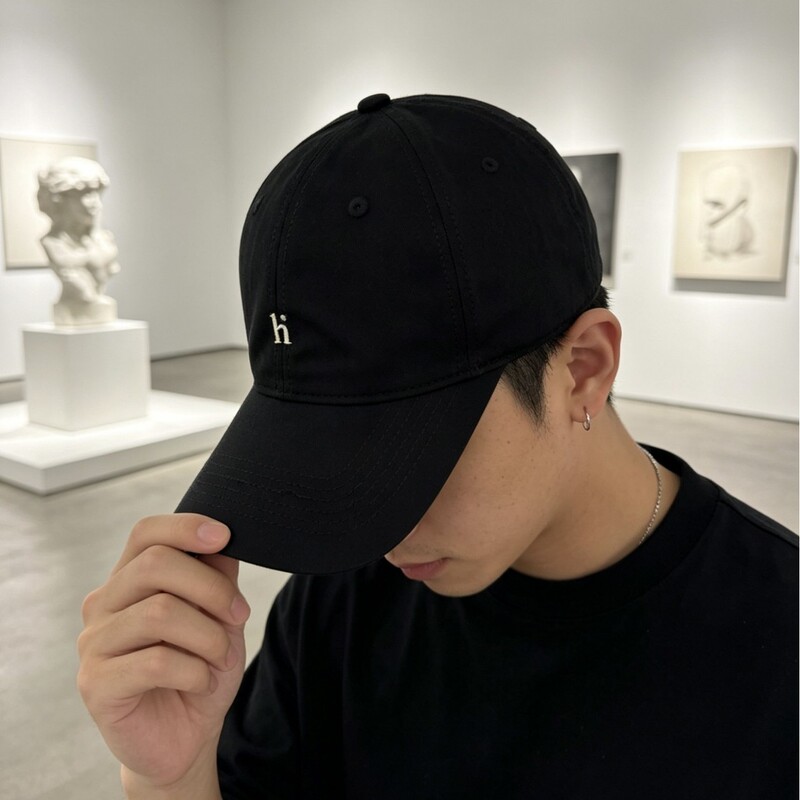 Korean-Style Small Letter Fashion Retro Baseball Cap for Women, Spring and Summer Simple Versatile Embroidered Peaked Cap, Couple Style Trendy