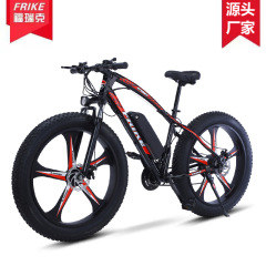 源メーカーの福瑞克電動マウンテンバイクはリチウム電気雪地車の一体輪変速ビーチ自転車を助けます。