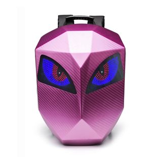 Motorcycle helmet backpack, riding safety bag, LED light-emitting riding backpack, PC material, elastic shell, expandable