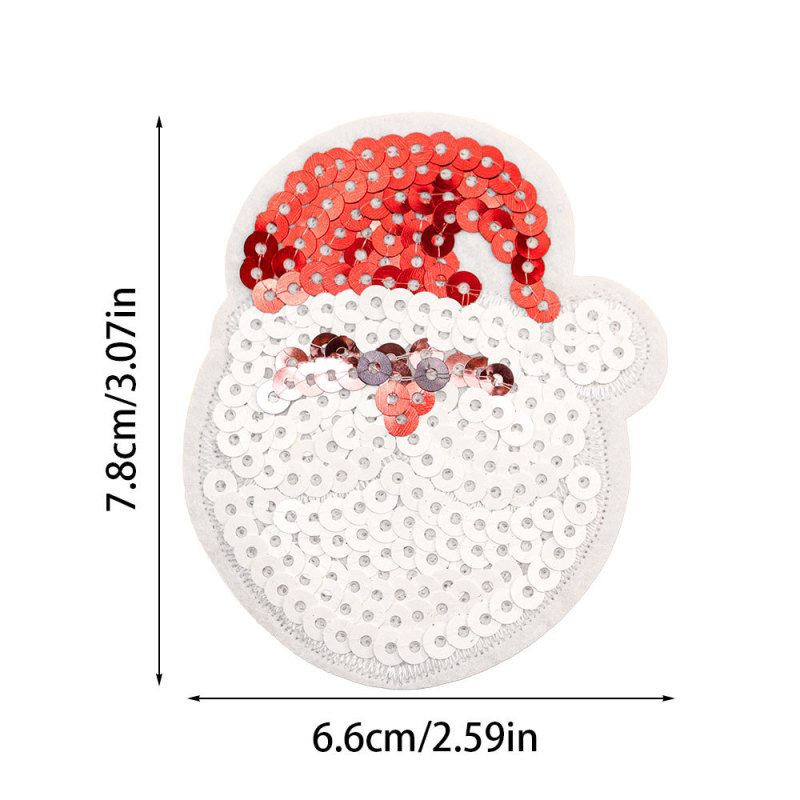 クロスボーダーのクリスマスの布は刺繍の布を貼って雪の花のヘラジカの靴下の装飾の図案を貼って刺繍のパッチを貼って布を貼ります。|undefined