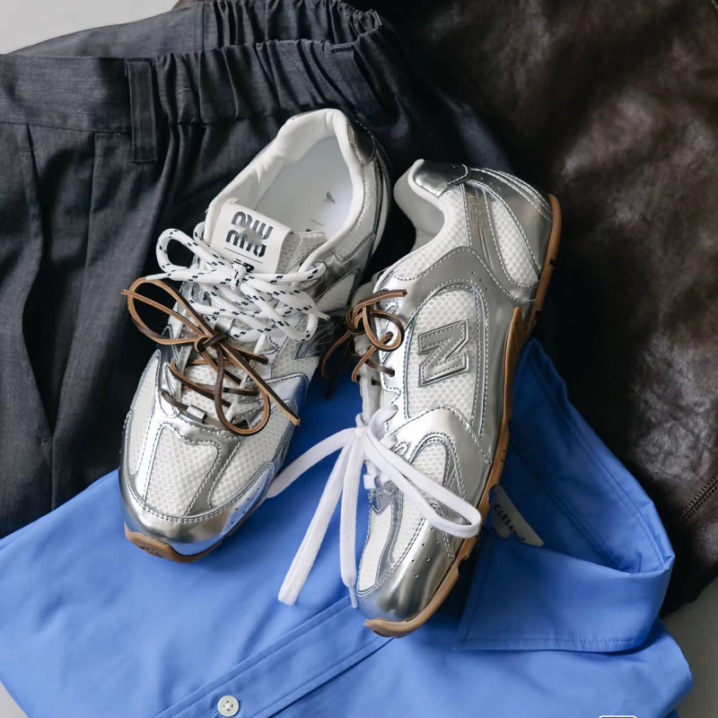 純粋なオリジナル NB530 Miu 道徳トレーニングシューズメッシュ通気性多用途フォレストシューズ女性のレトロカジュアルスポーツジョギングシューズ|undefined