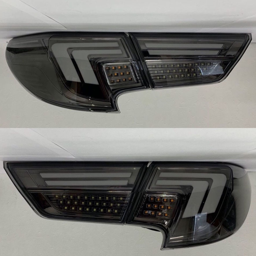 Aplicable a 13 - 17 Toyota nuevo Ruizhi versión japonesa de negro GS conjunto de luz trasera LED luz de freno de servicio