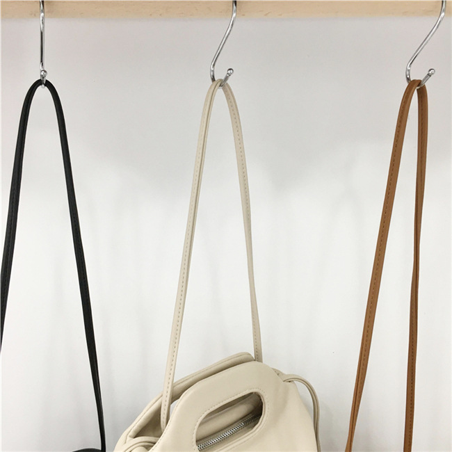 Women's Mini Pu Leather Solid Color Classic Style Cloud Shape Zipper Shoulder Bag display picture 1