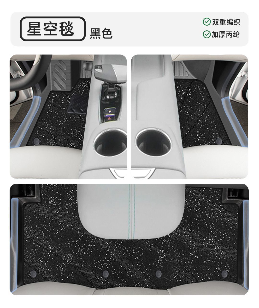 Suitable for Changan UNIZ Foot Pad 25 24 Pack Threshold TPE Car Foot Pad Carpet Pad Original Star Upper