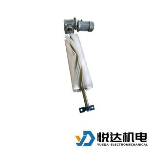 Light aluminum alloy electric roller brush cleaner conveyor belt B1000mm brush