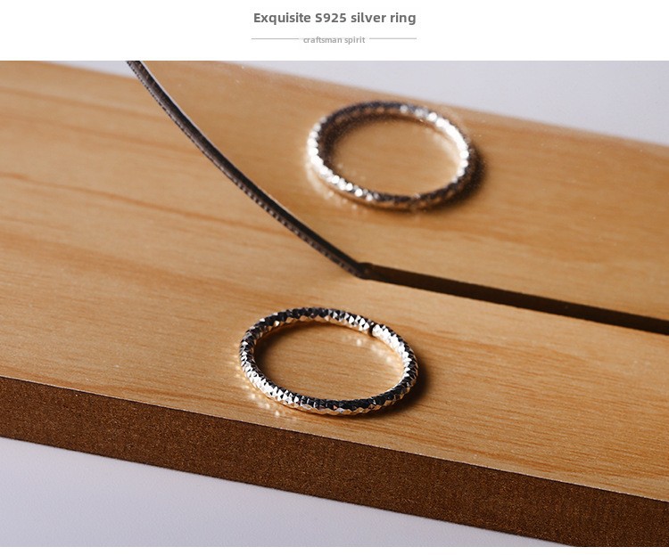 S925 Sterling Silber funkelnder Ring Auto Blume Super Flash Ins kalten Wind offenen Fingerring Zeigefinger Schmuck weiblich 5940L_voghion.com