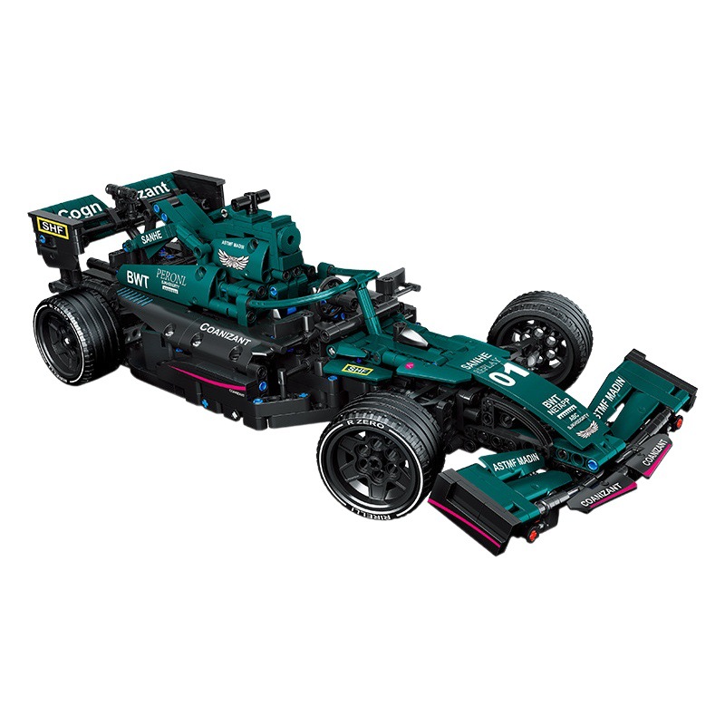 Kaka C016F1 Fórmula coche de carreras de montaje modelo de tecnología maquinaria pequeñas partículas de montaje de bloques de construcción de juguete C014