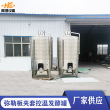 果酒啤酒发酵罐 不锈钢酿酒设备 水果酒葡萄酒发酵罐 304材质
