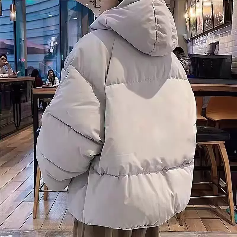 跨境棉衣男士冬季新款加厚夹克棉服情侣外套潮流大码棉袄子面包服