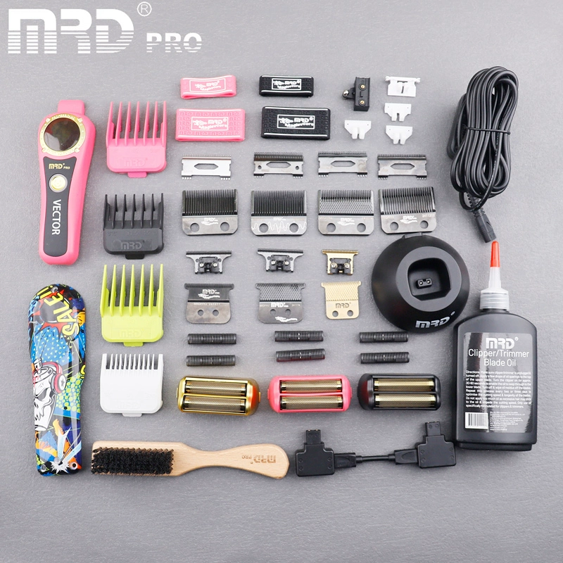 Газонокосилка MRD, электрическая машинка для стрижки Brain Flower, основное предложение короля, головка для гравировки, зарядное устройство, аксессуары для калипера