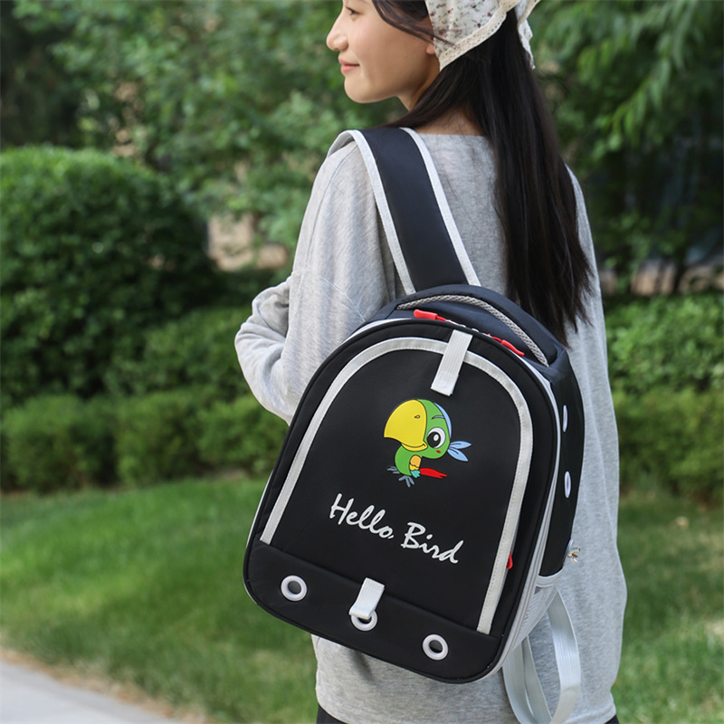Bolsa de Transporte para Pájaros Little Sun, Jaula Portátil de Doble Hombro, Plegable y Transpirable para Palomas y Aves, para Uso en Exteriores