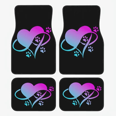 Avtomobil döşəmə paspasları — Four-Piece Set, Stain-Resistant and Wear-Resistant - msi-7-3344cm-rear-row-two-pieces