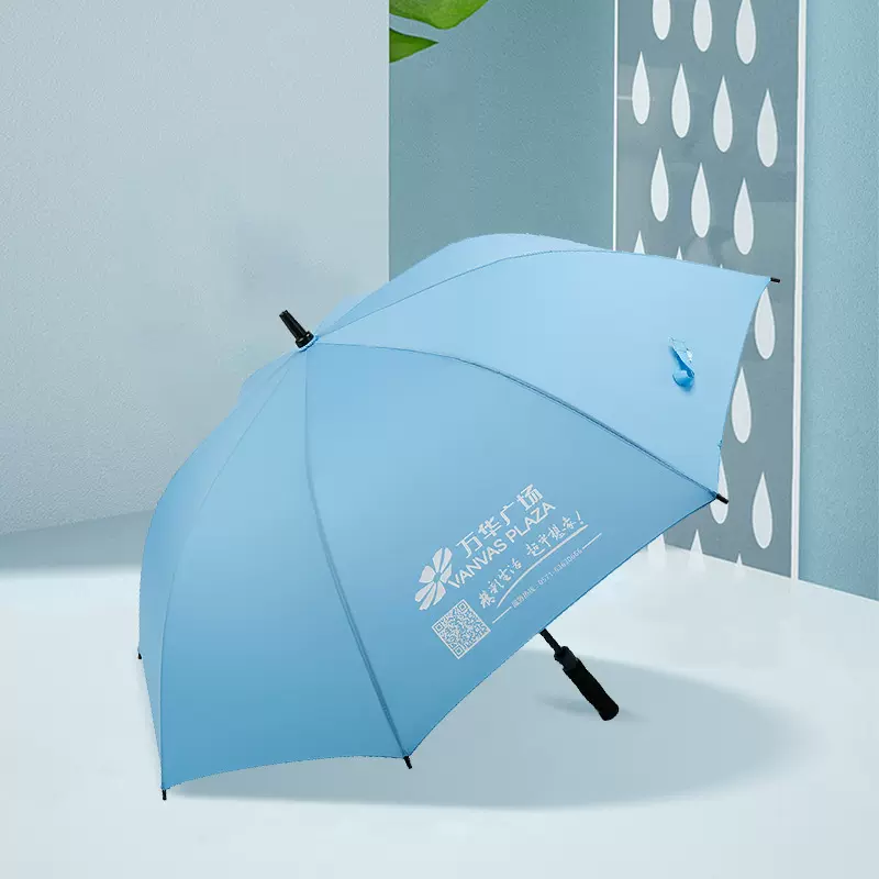 现货直杆长伞8骨黑胶雨伞 创意抗风可制LOGO广告伞 礼品高尔夫伞