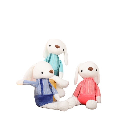 New Long-Legged Rabbit Plush Toy Cute Carrier Rabbit Figure Festival Gift Companionship for Girls Princess Rabbit Wholesale