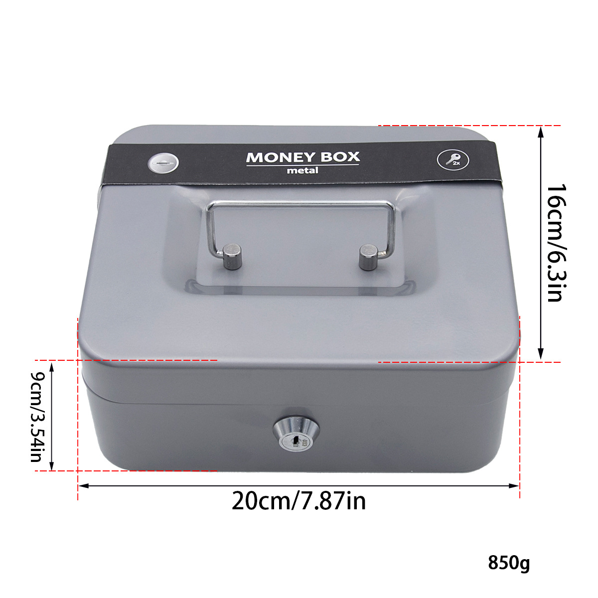 200 gris 20 * 16 * 9