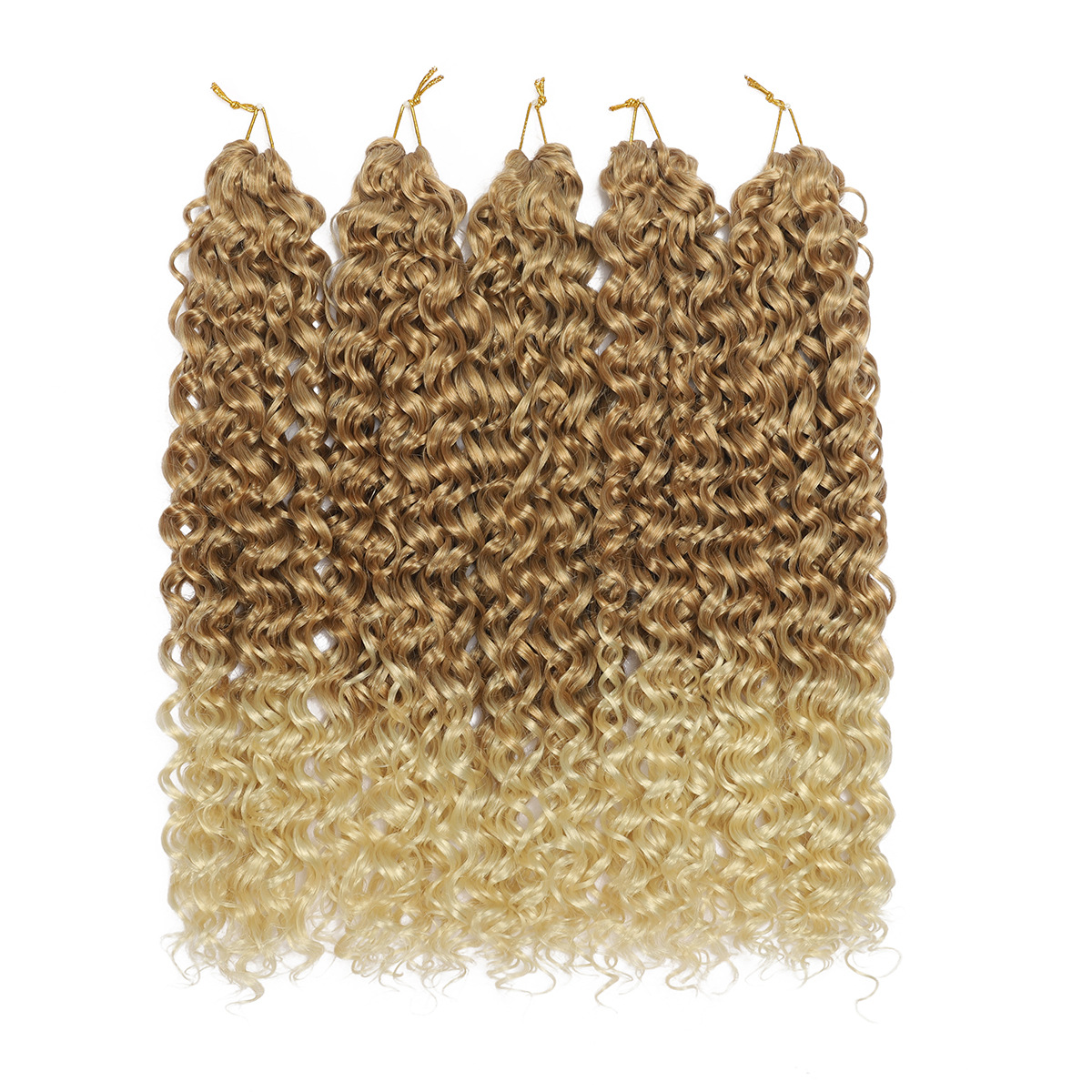 Cabello Rizado para Crochet Gogo Curly, Fibra de Alta Temperatura, Cómodo, Fácil de Usar
