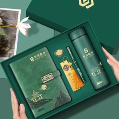 a5 中国のトレンドノートブックギフトボックスカスタマイズされた文化的で創造的なノートブックセット卸売中国風のメモ帳はロゴをデザインすることができます