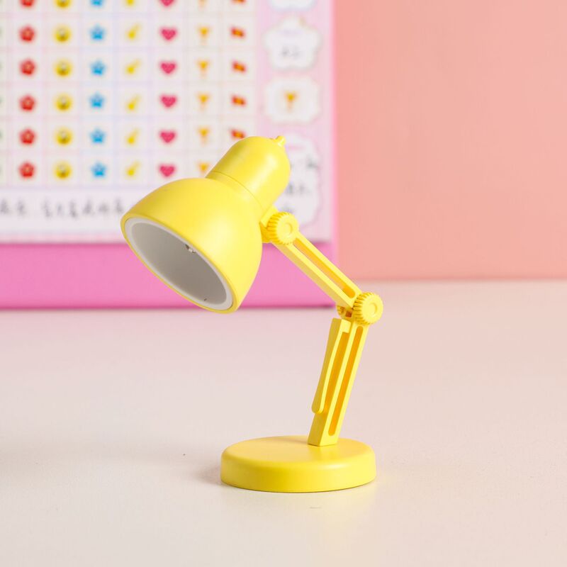 机器人led迷你可爱ins玩具桌面摆件卡通学生礼品纽扣电池酷毙灯|undefined