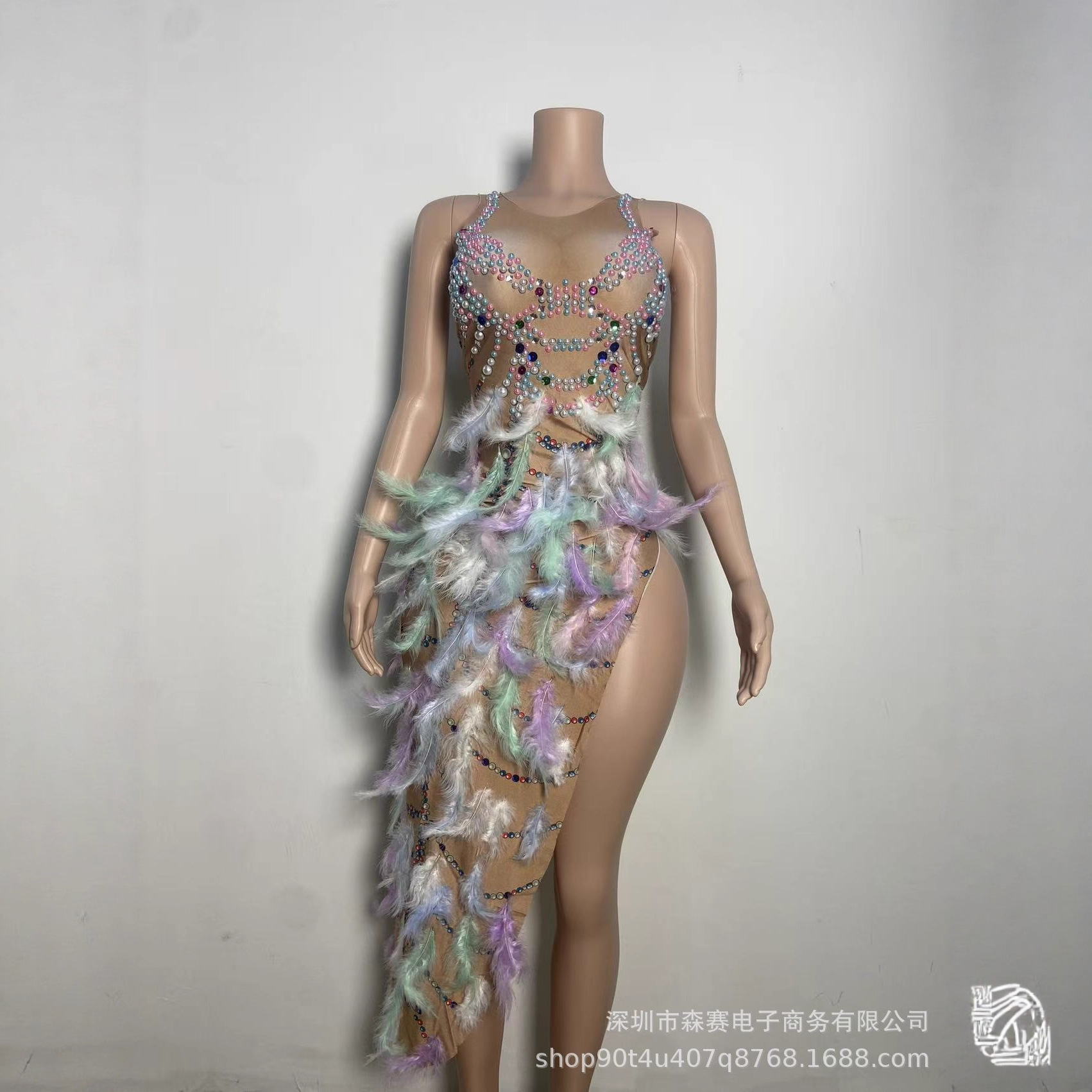 Summer New Purple Style Dress Air Field Dance Modern Dance Performance Dress Birthday Party Photo Collection Dating Holiday