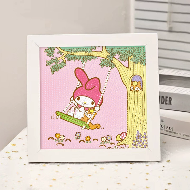 Набор для алмазной вышивки (Sanrio) Пикачу в раме, 17×17 см, комплект для полного стежка DIY