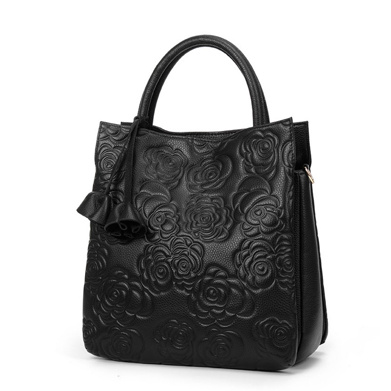 Miles de bolsos clásicos, bolsos de mujer de gran capacidad, bolsos de mano de cuero en relieve de moda, bolsos de mensajero de mujer, bolsos de temperamento