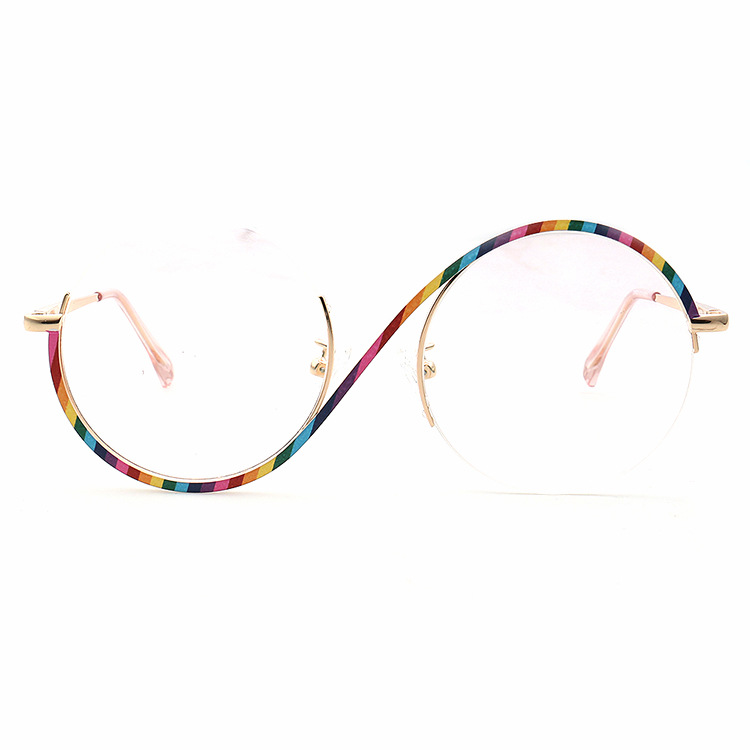 fashionable rainbow glasses