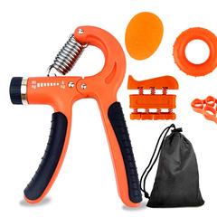 握力器套裝硅膠五指訓練器握力球握力圈手部康復訓練指壓器五件套