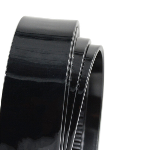 Full-tooth automatic buckle aviation tendon belt with full slot and thickened men's space belt trendy overseas beef tendon with full teeth