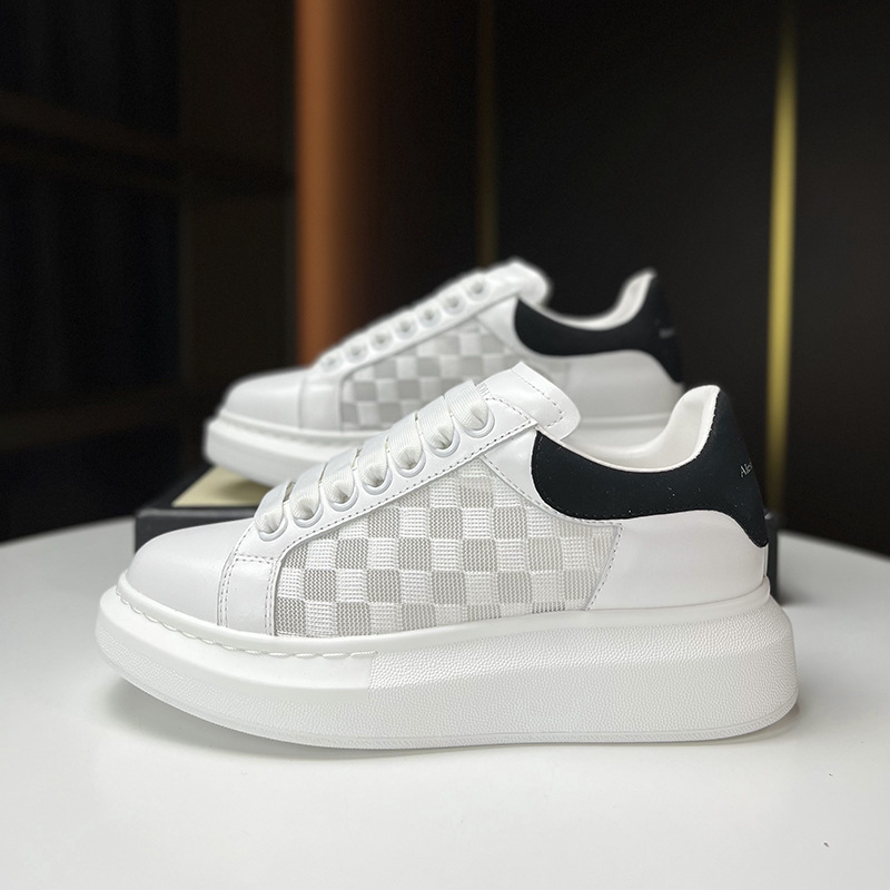 Aile Xiu Mai Kun Scarpe da donna con suola spessa bianche per coppie, primavera 2024, traspiranti e comode, scarpe casual sottili per_voghion.com