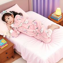 宝宝法兰绒睡衣秋冬加绒家居服儿童连体小童爬爬服婴儿睡袋加厚