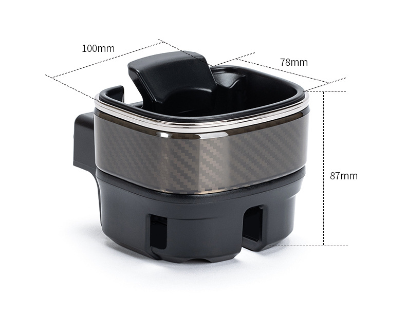 YAC Car Water Cup Holder Milk Tea Cup Holder Car Air Conditioning Air Outlet Beverage Cup Holder Ashtray Bracket Fixing Frame