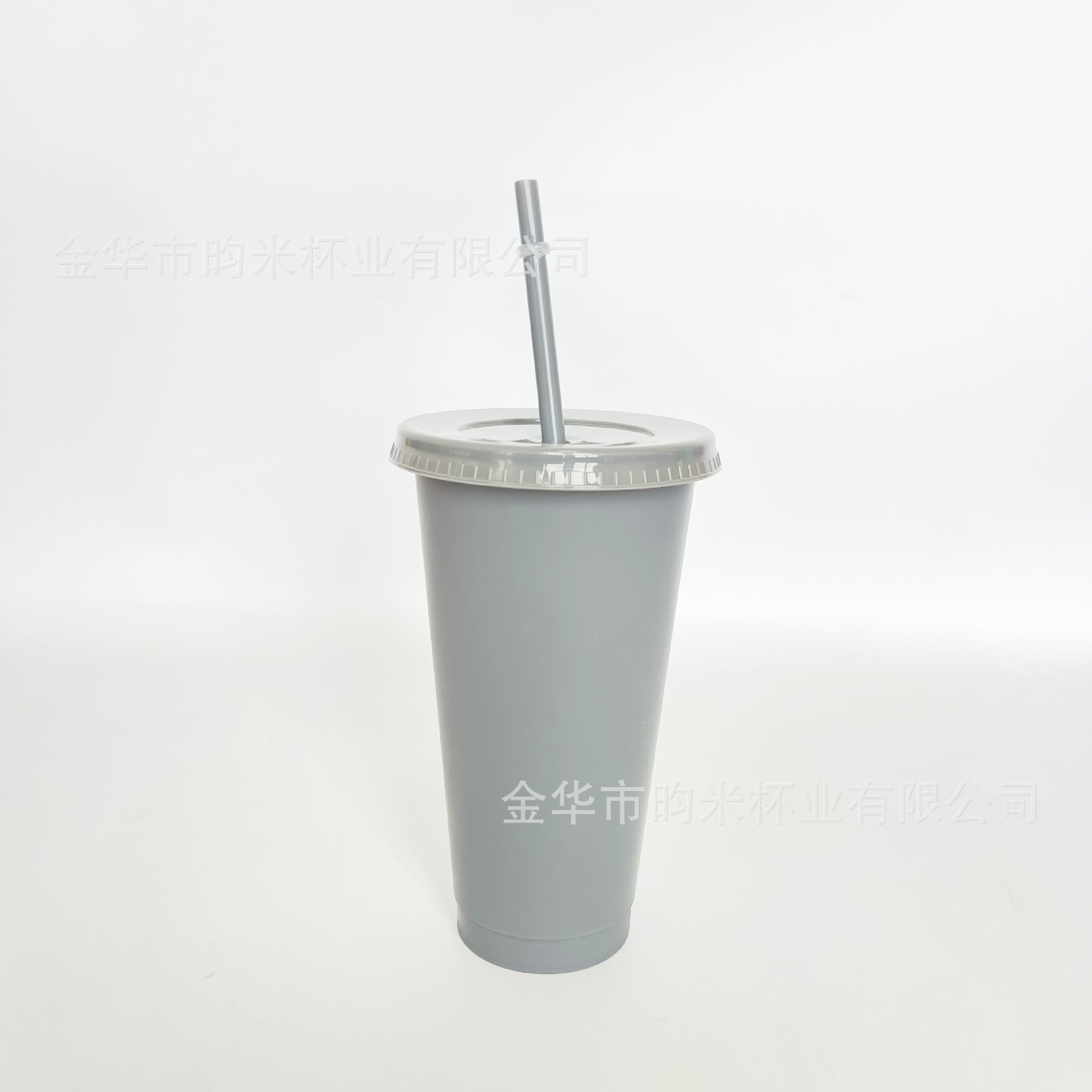Transfronterizo PP color 24OZ taza de paja taza de té de leche de gran capacidad 710ML taza de plástico monocapa de color sólido se puede imprimir logotipo