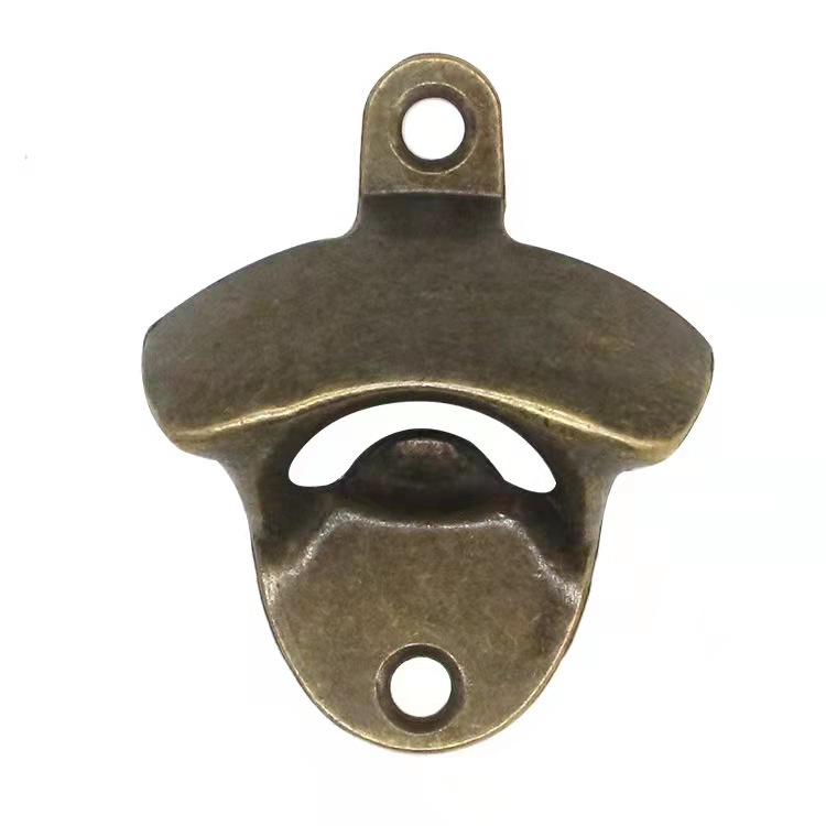 Abrebotellas de cerveza antiguo transfronterizo Abrebotellas de pared creativa Abrebotellas de pared de aleación de zinc