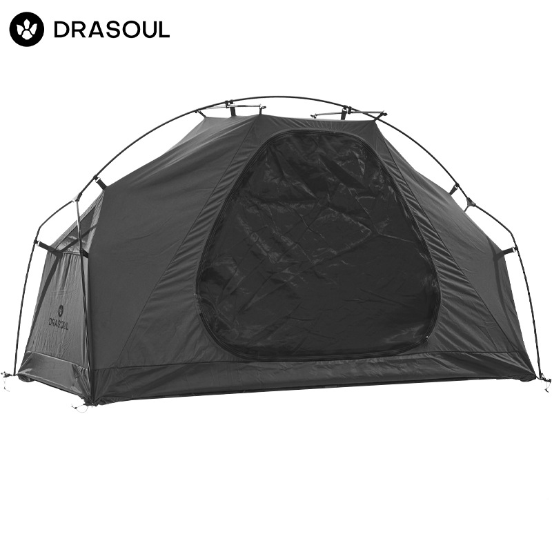 DRASOUL 싱글 스타 모션 오프 그라운드 캠프 침대 텐트 하이킹 코튼 텐트 경량 휴대용 야외 캠핑 텐트