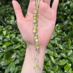 花藤の材料は清新な手編みのdiyブレスレットのオリーブの手のひもの材料の女子学生のプレゼントのカップルを包みます。