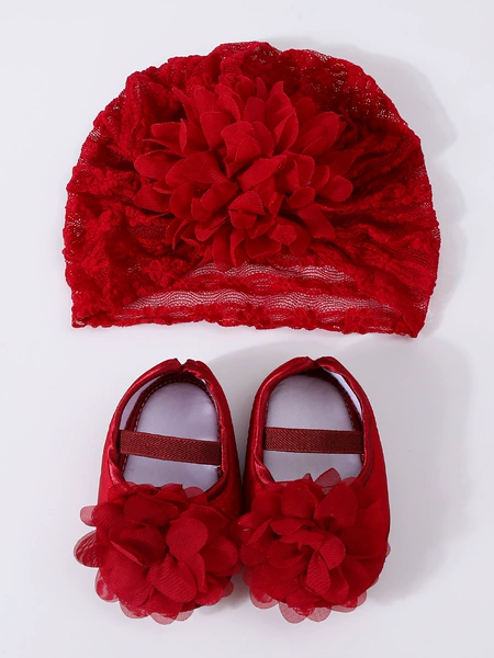 25-99 shoes+hat-burgundy